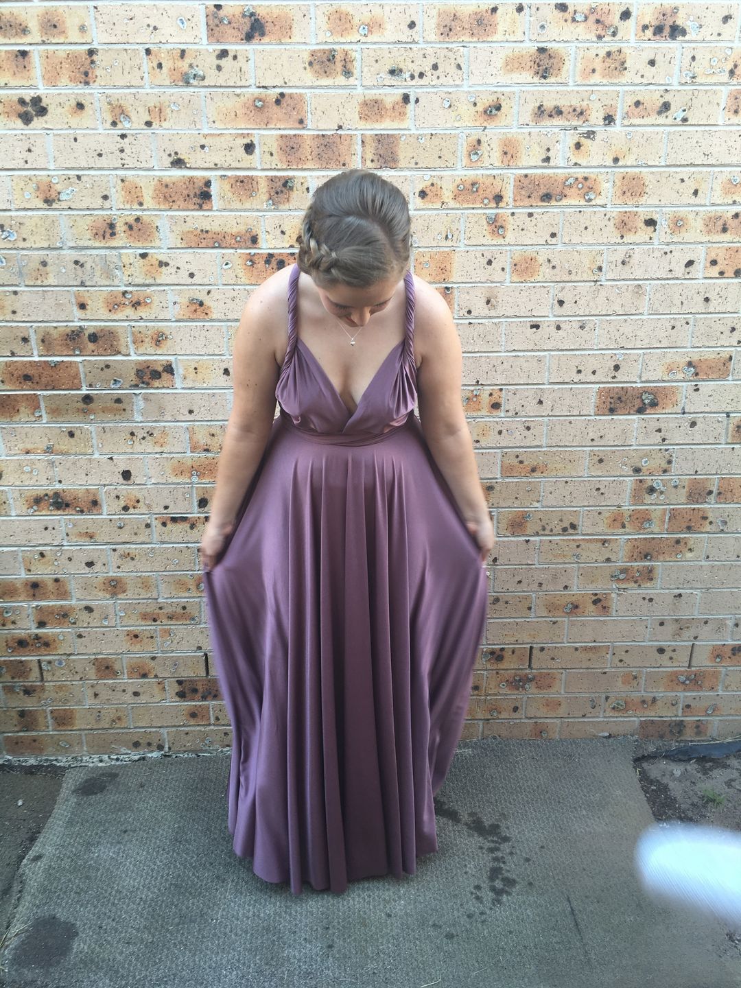 Adjustable Formal Dress Size 12 Purple for rent on The Volte - main image