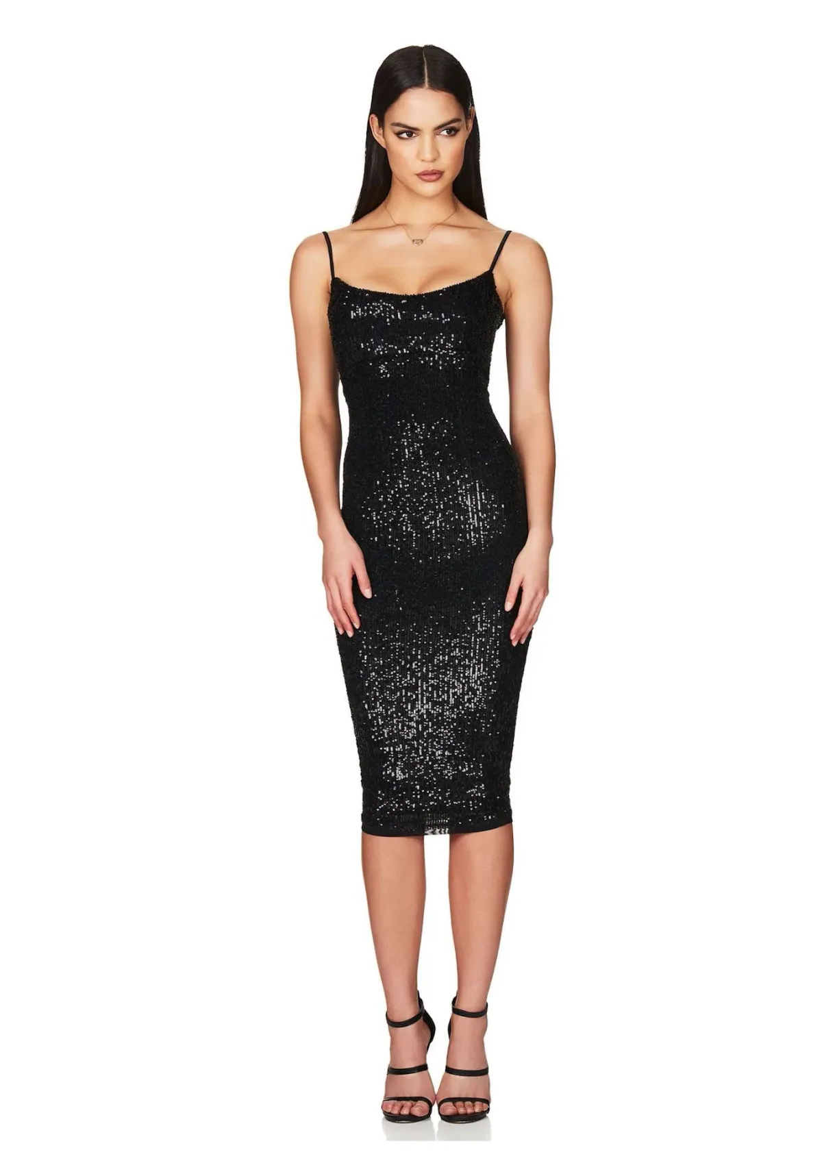 Nookie Lovers Midi Dress Black Size 8 - Image 1