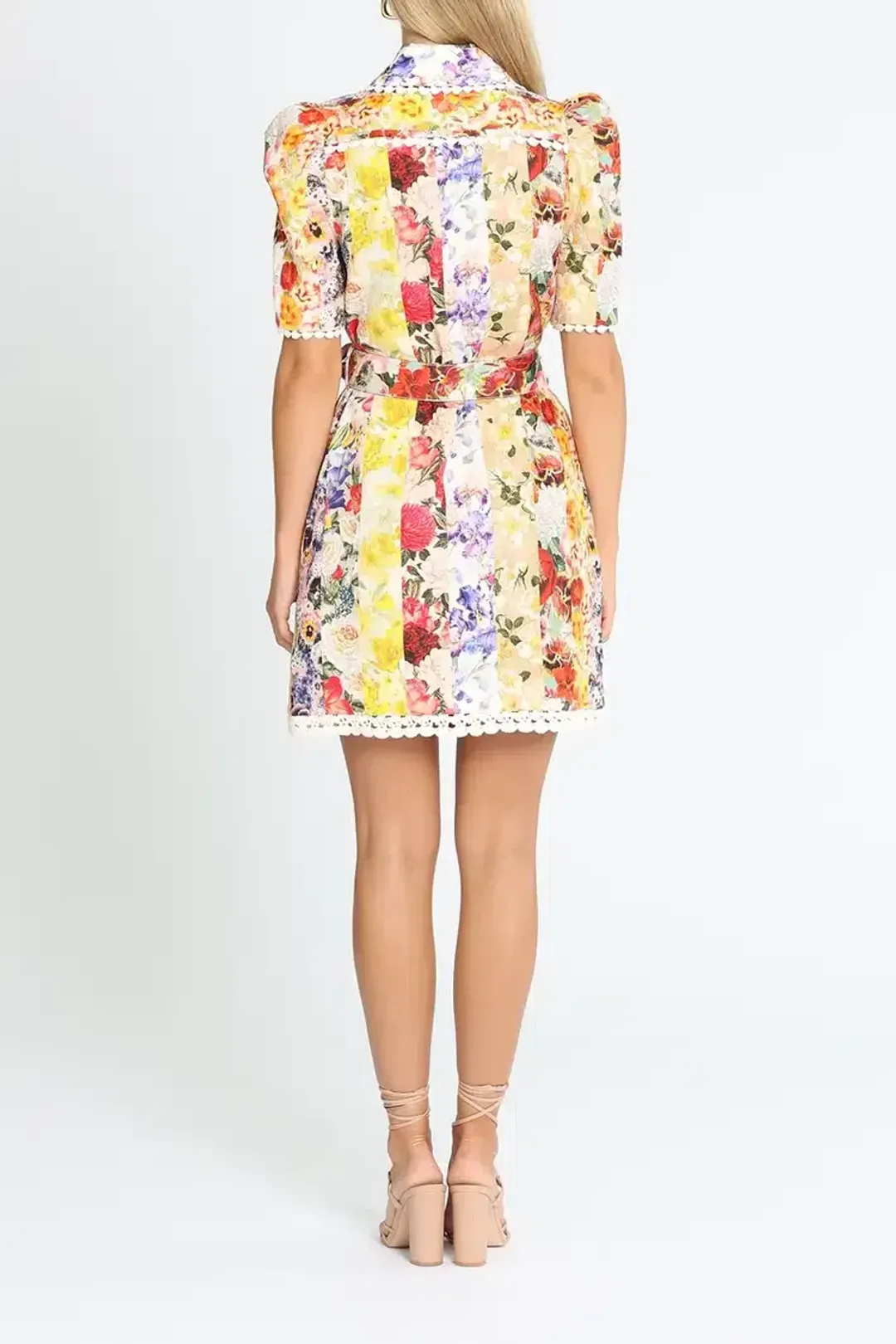 Zimmermann Wonderland Shirt Dress Multi Size 10 AU for rent on The Volte - main image