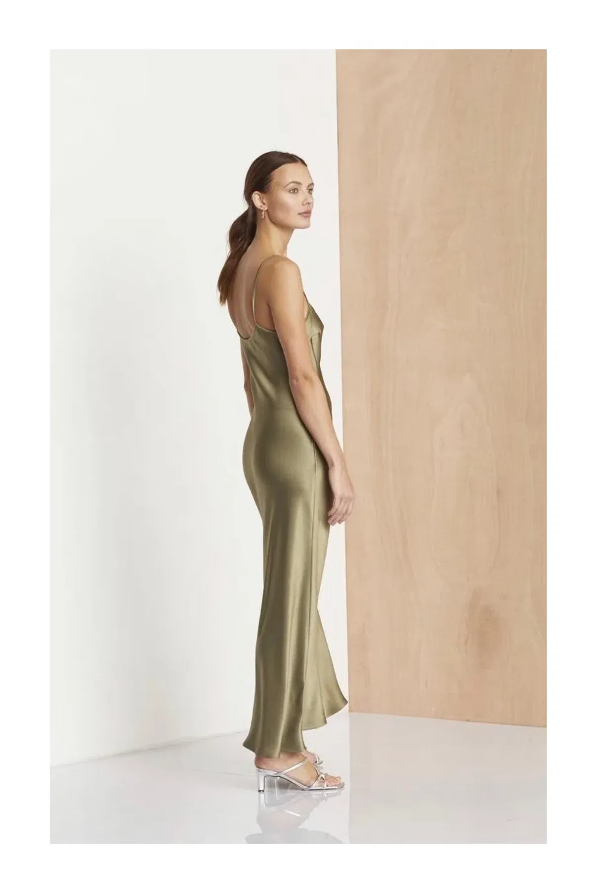 Bec & Bridge Midnight Dance Dress Sage Size 6 - Image 2