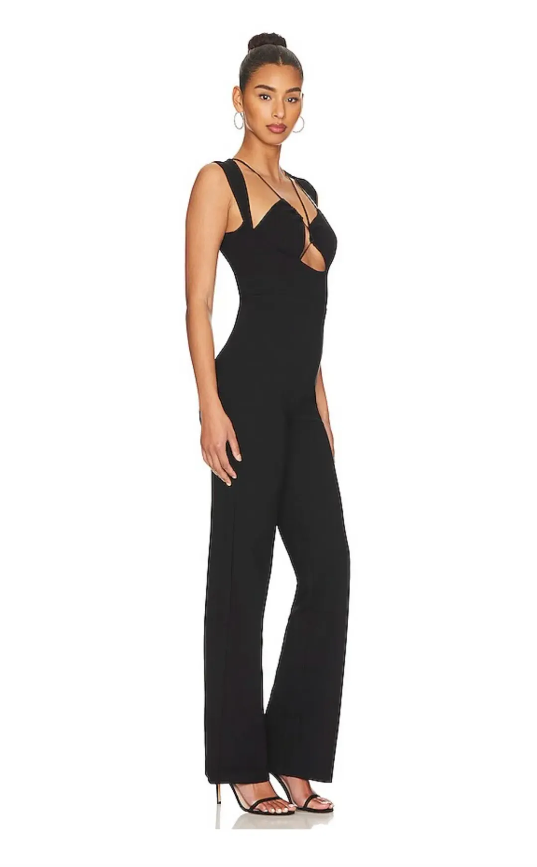 Superdown Raya Jumpsuit Black Size 8 for rent on The Volte - main image