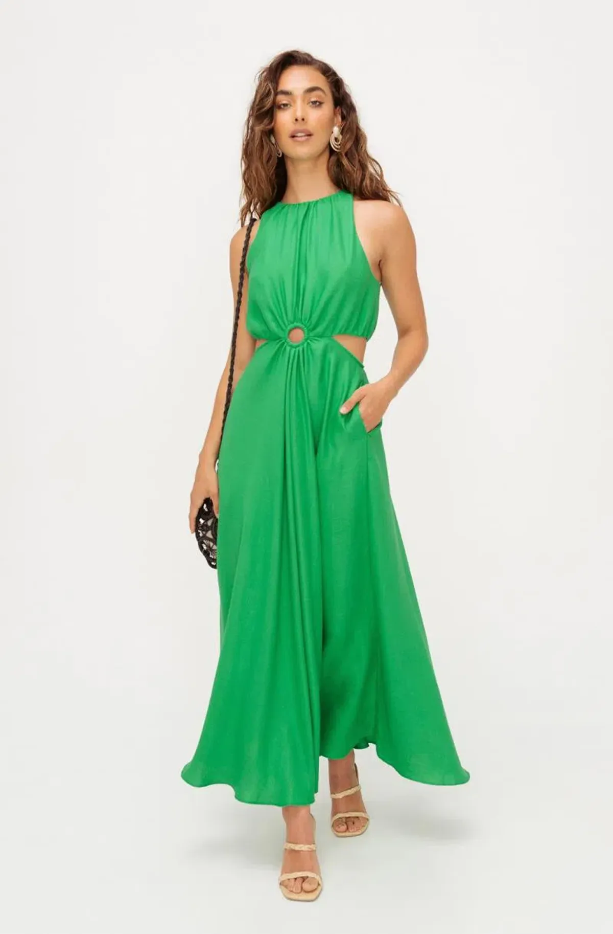 Sheike Gallery Dress Green Size 14  - Image 1
