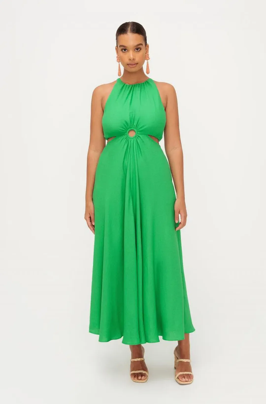 Sheike Gallery Dress Green Size 14  for rent on The Volte - main image