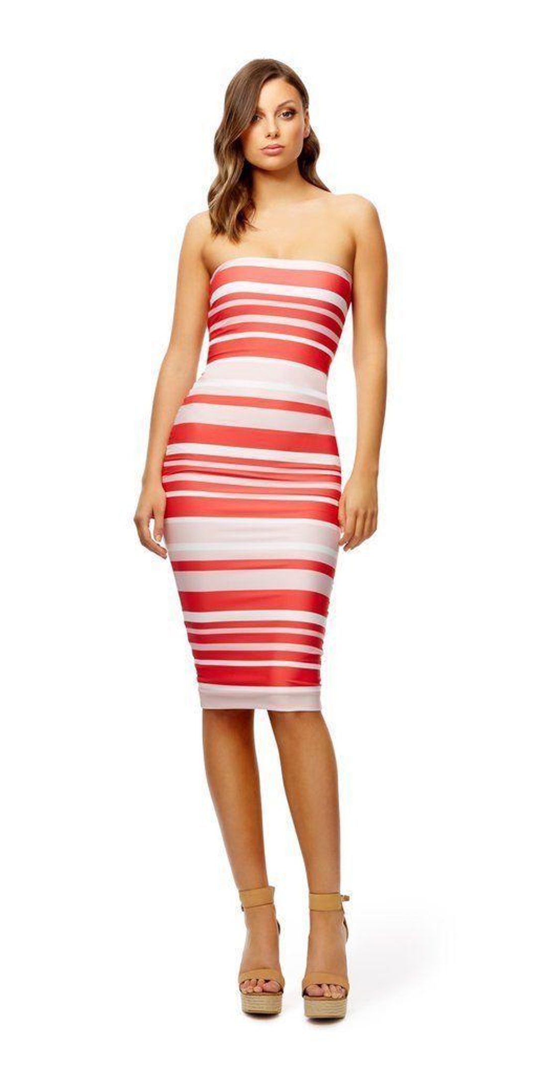 Kookai- Bay Stripe Dress for rent on The Volte - main image
