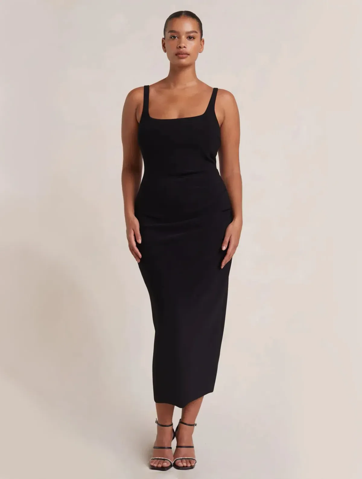 Bec & Bridge Be Mine Square Neck Dress Black Size 12 - Image 1