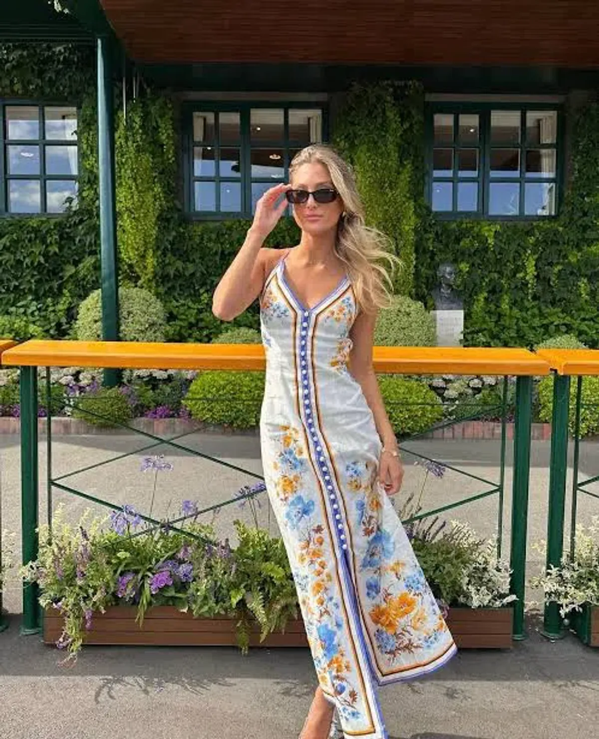 Zimmermann Halcyon Slip Dress Floral Size 4/Au 16 - Image 2