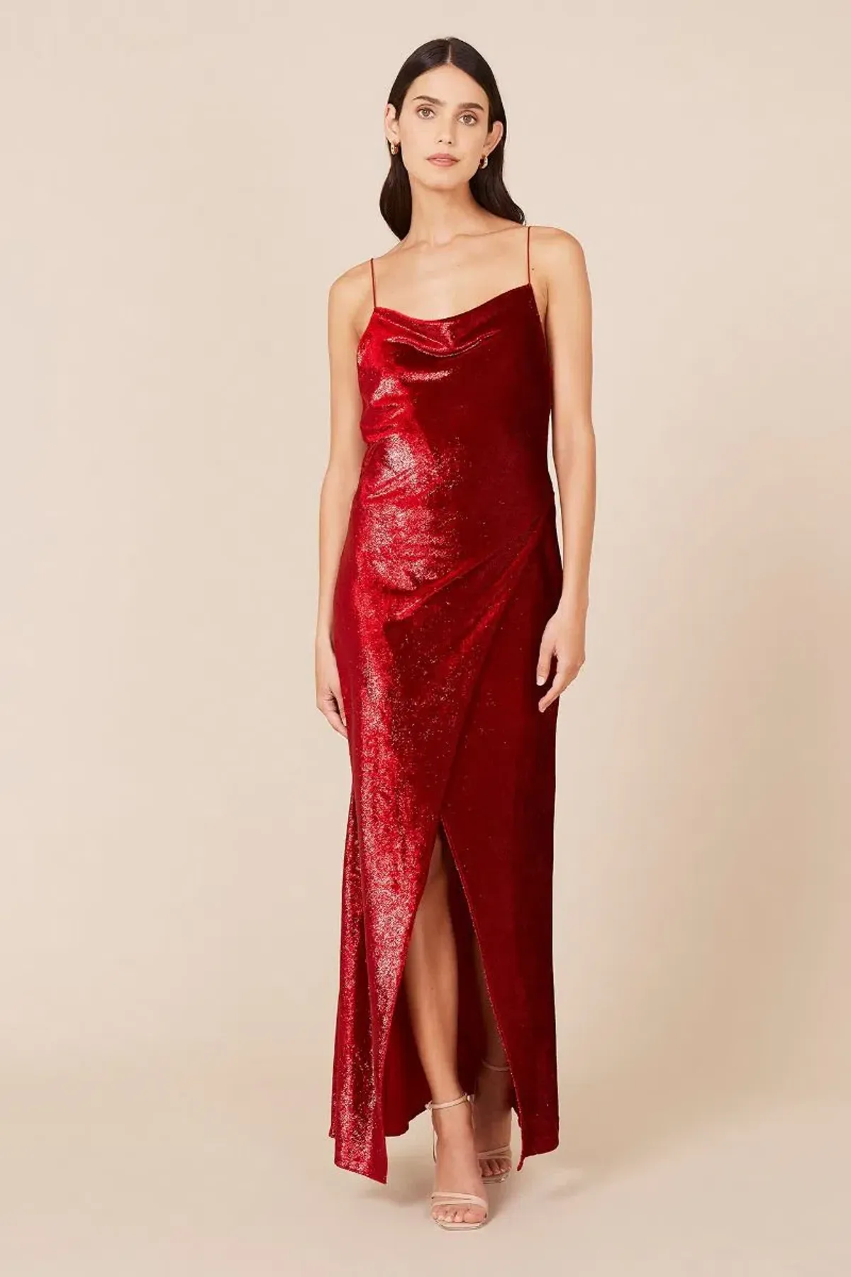 Camilla and Marc Mickey Slip Dress in Red Size 8 - Image 1