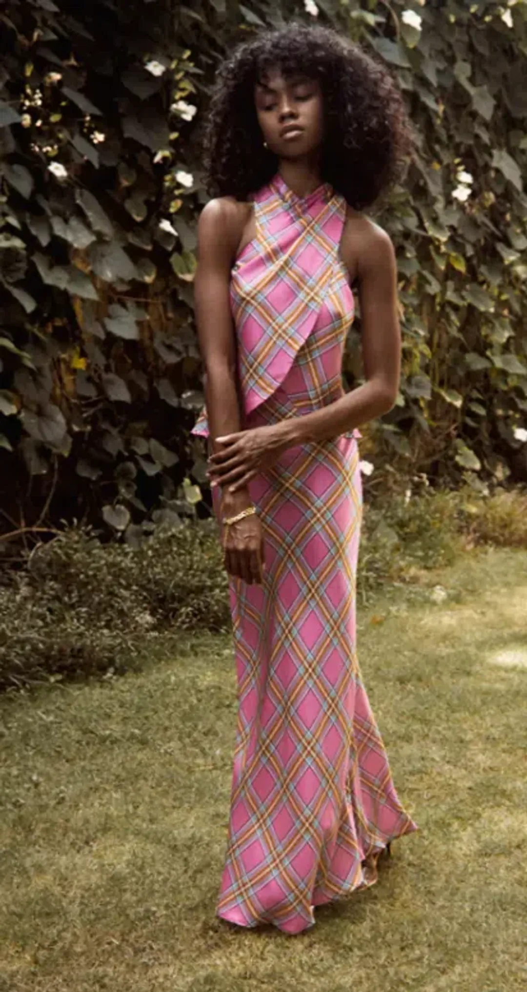 Steele Marcela Top & Cassidy Skirt Set Pink Check Size S / AU 8 for rent on The Volte - main image