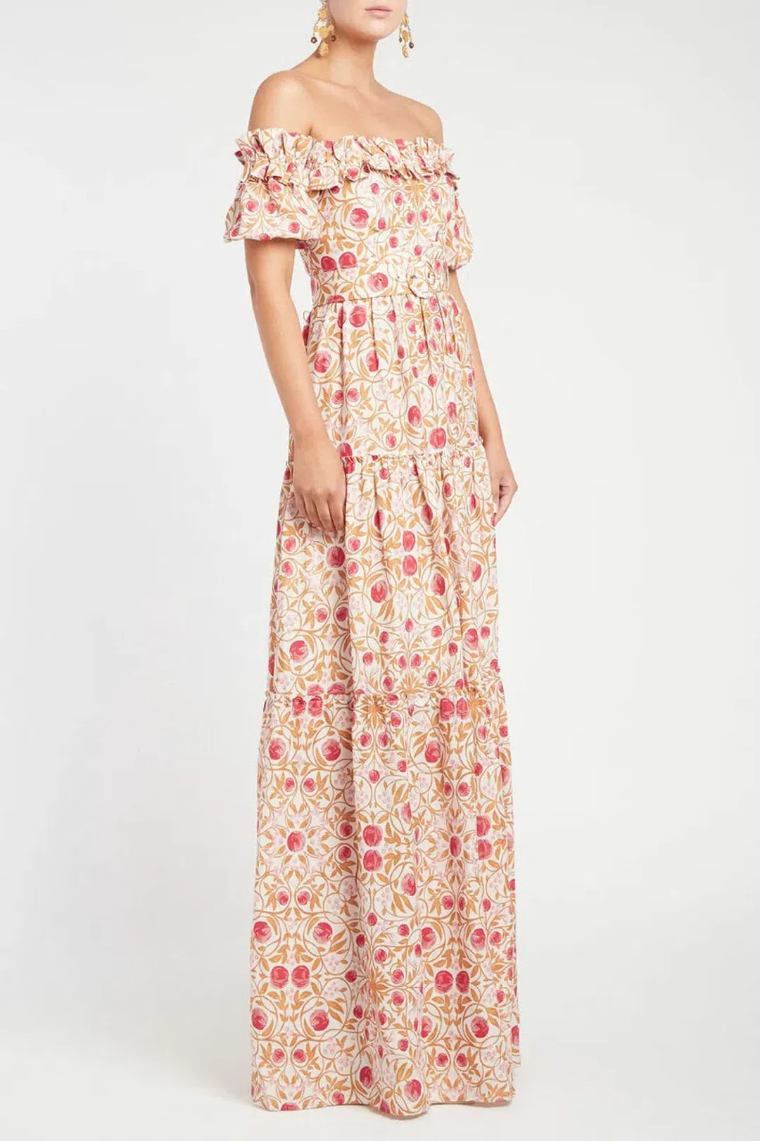 Rebecca Vallance Catania Maxi Dress Floral Size 12 for rent on The Volte - main image