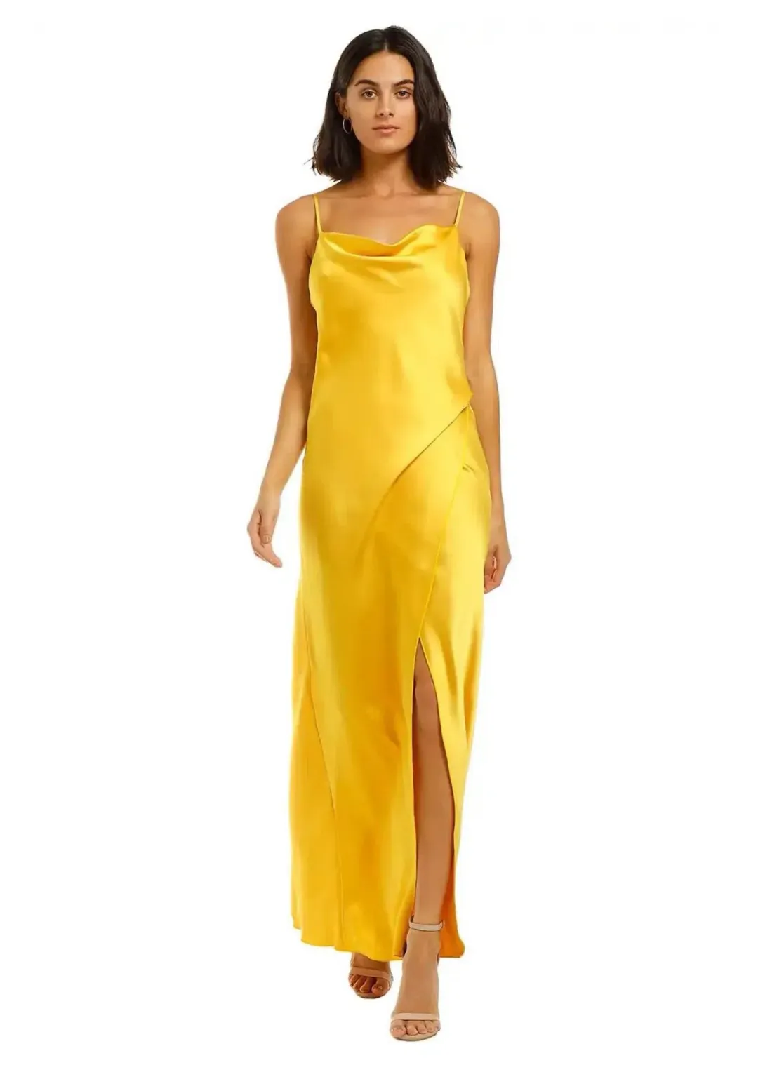 Camilla and Marc Aubrey Slip Dress in Sunburst Yellow Size 12 for rent on The Volte - main image