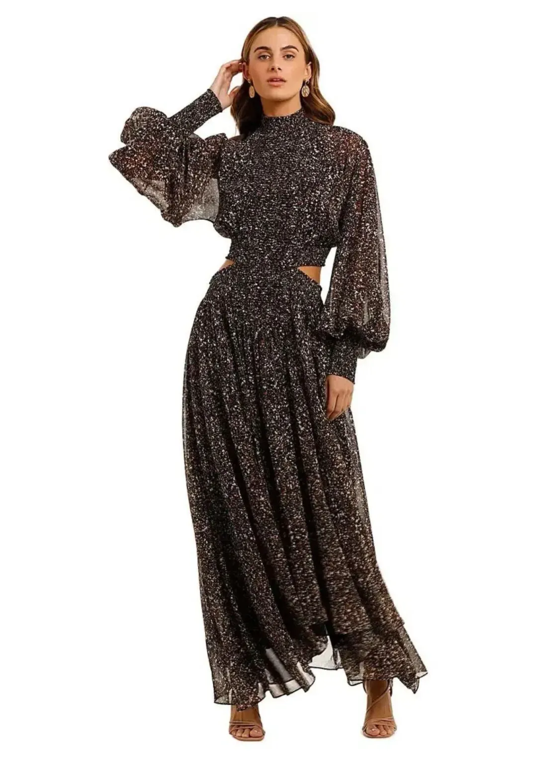 Camilla and Marc Cirro Midi Dress Print Size 8 for rent on The Volte - main image