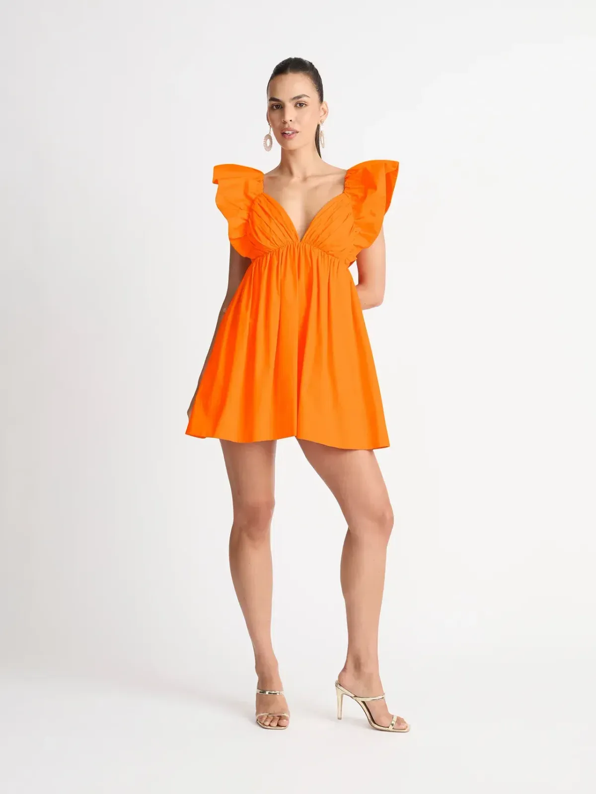 Sheike Bermuda Mini Dress Orange Size 10  - Image 1