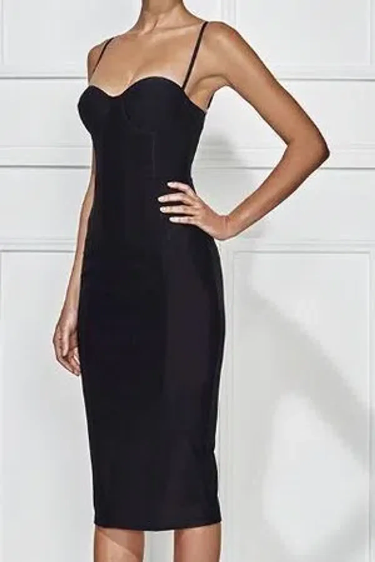 MISHA Adreanna Dress in Black Size S/Au 8 - Image 2