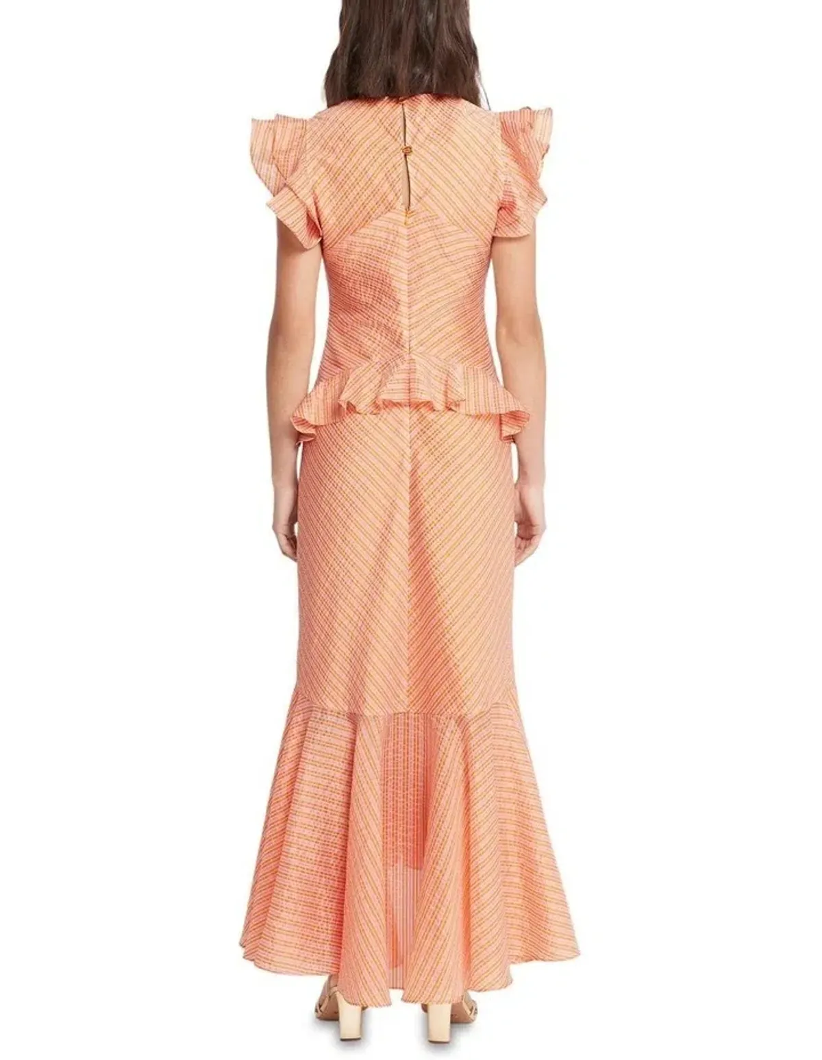 Sass & Bide Float Like A Dreamer Dress Orange Size 14 - Image 3