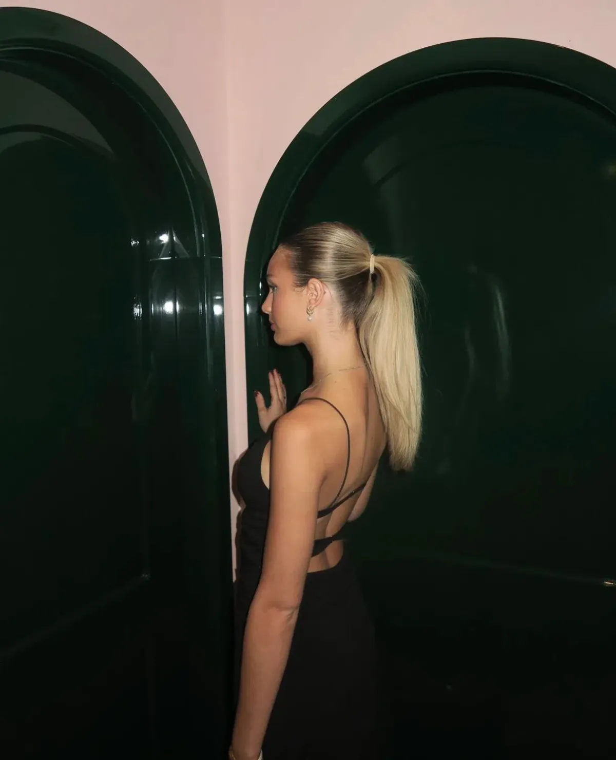 Bec & Bridge Montana Twist Mesh Maxi Dress in Black Size 6 - Image 5