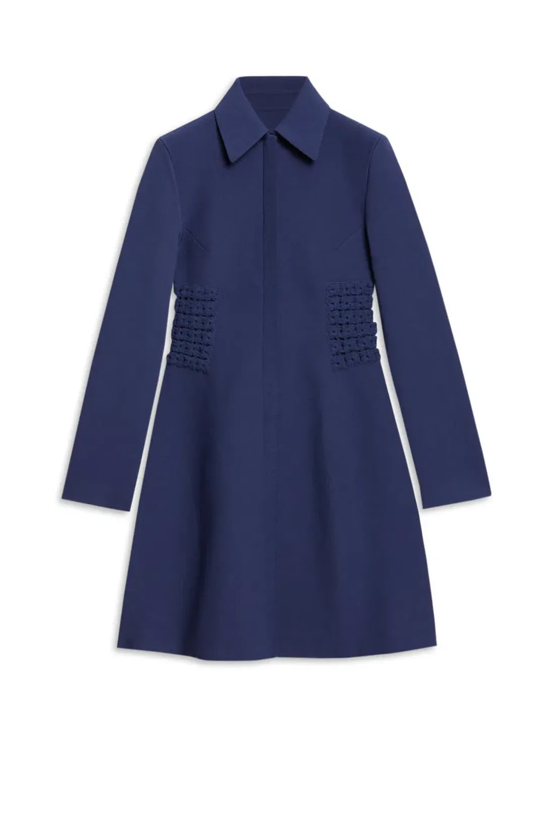 Scanlan Theodore Crepe Knit Daisy Shirt Dress Size M /Au 10 for rent on The Volte - main image