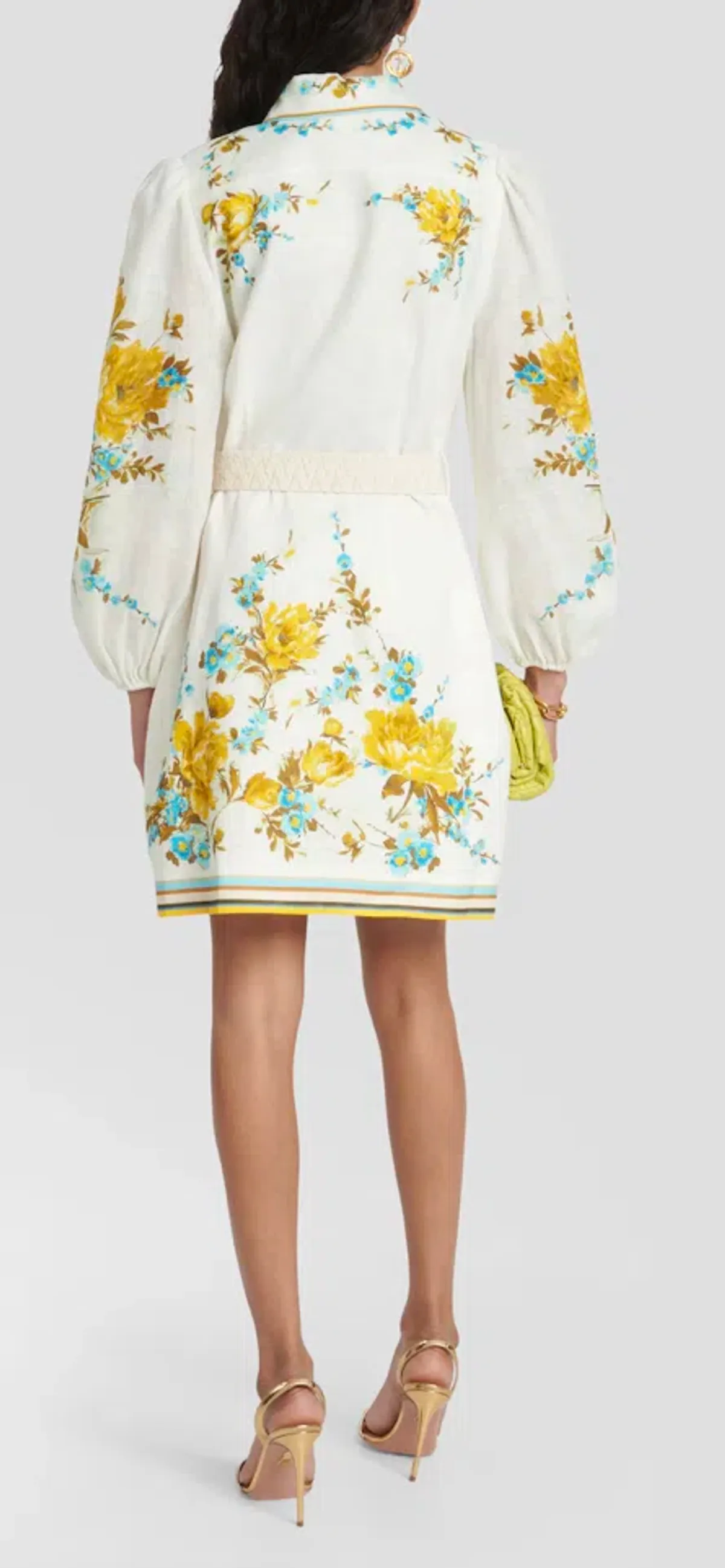 Zimmermann Halcyon Shirt Dress Floral Size 1 / AU 10 - Image 4