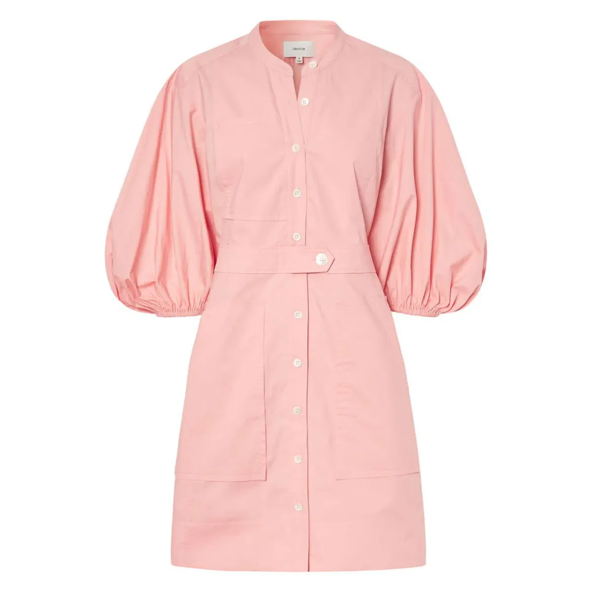 Oroton Short Utility Dress in Primrose Size 8 - Image 3