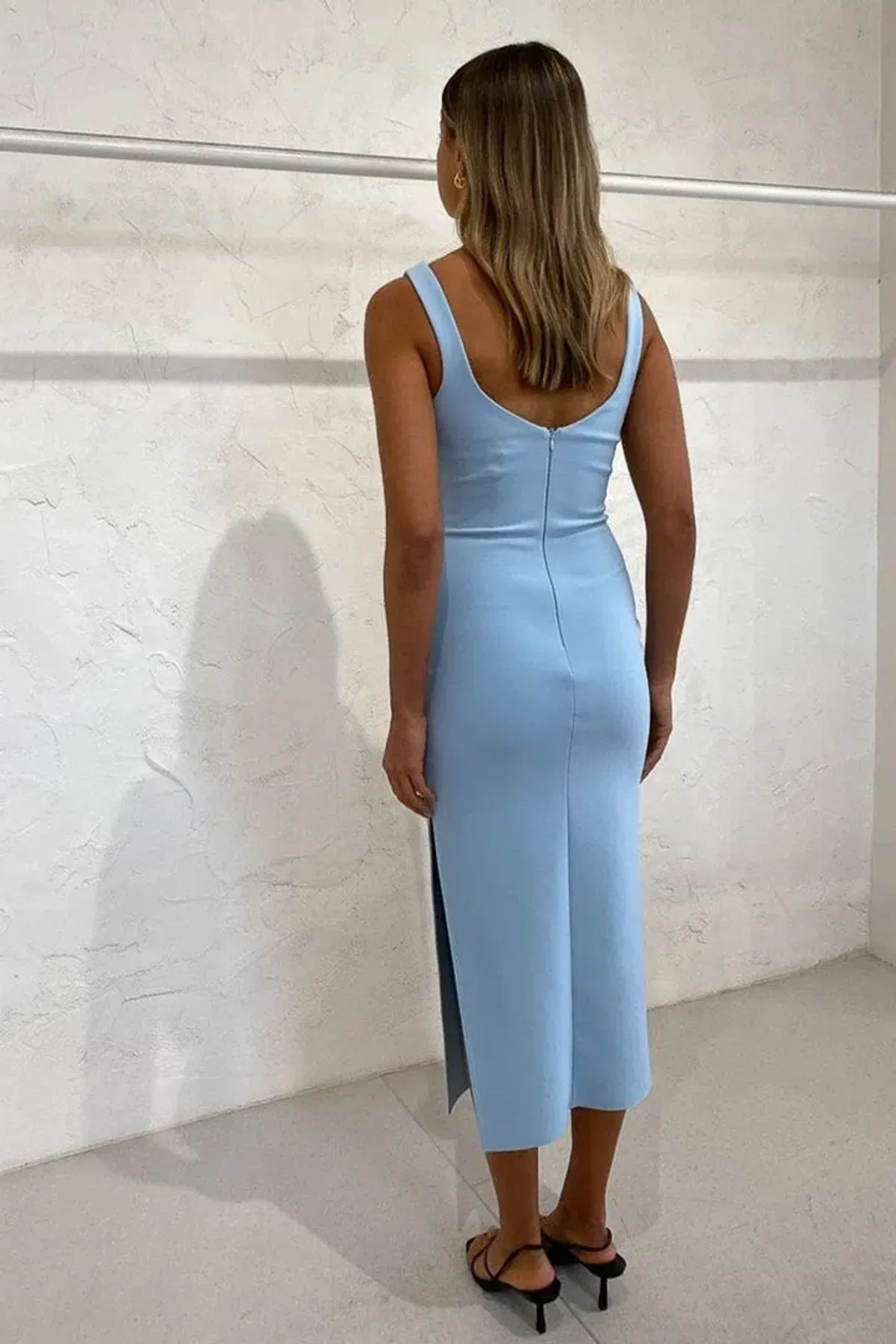 Bec and Bridge Joelle Midi Dress Blue Size 8 - Image 4