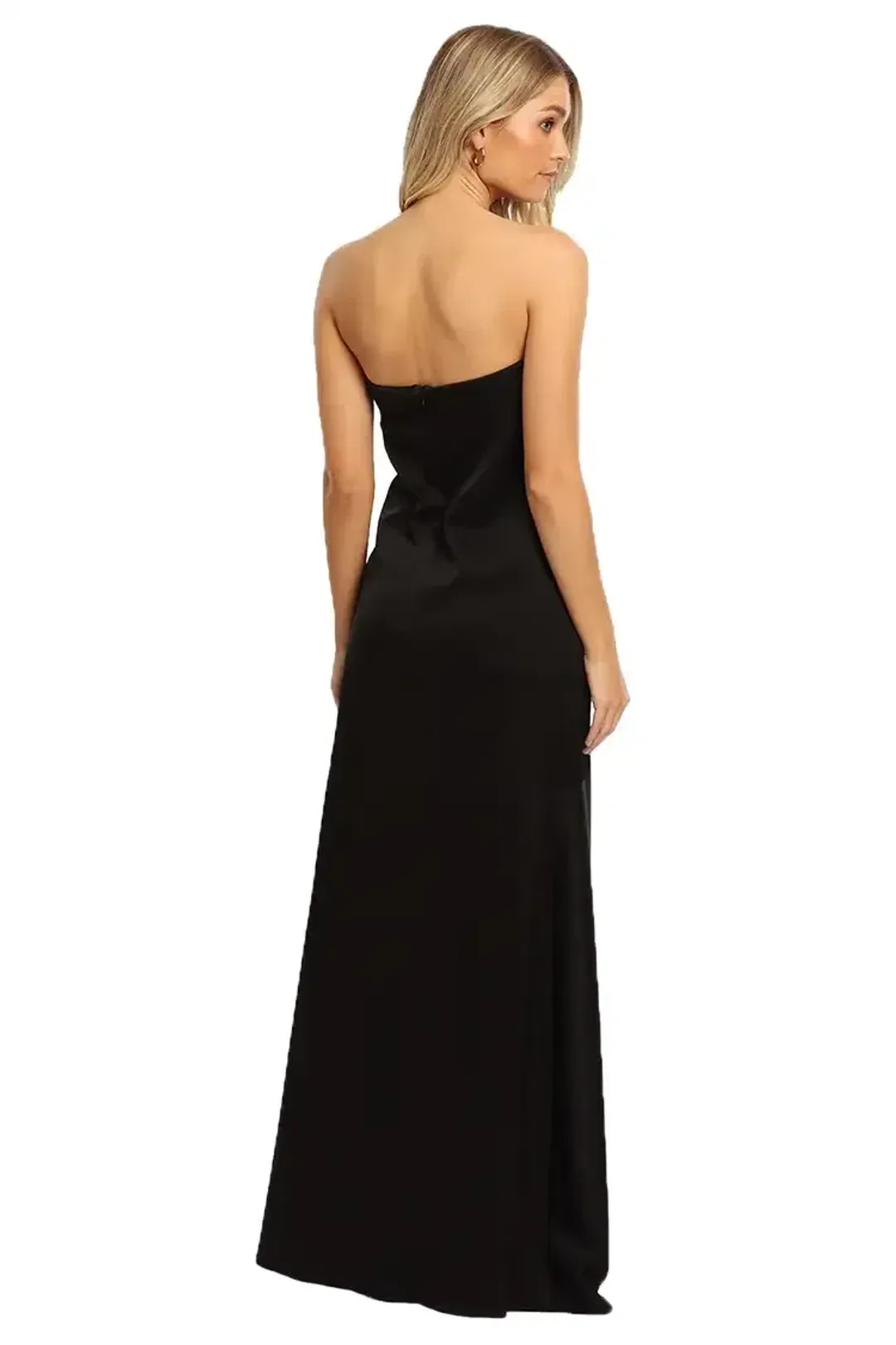 Camilla and Marc Strapless Akane Gown in Black Size 8 for rent on The Volte - main image