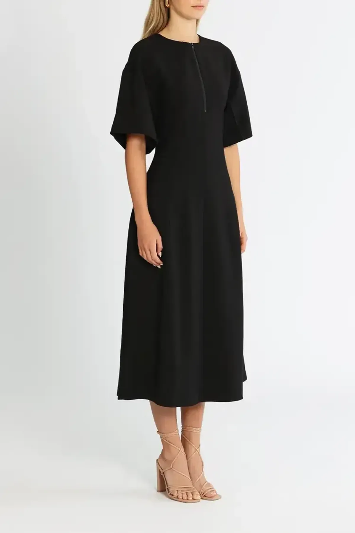Camilla and Marc Ford Midi Dress in Black Size 8 - Image 2