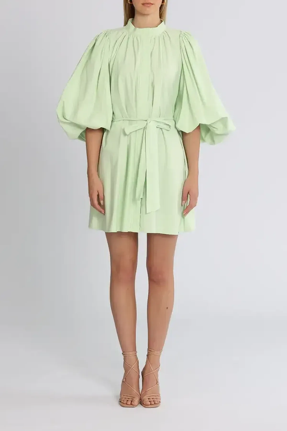 Camilla and Marc Kyra Mini Dress in Sour Apple Size 8 - Image 2