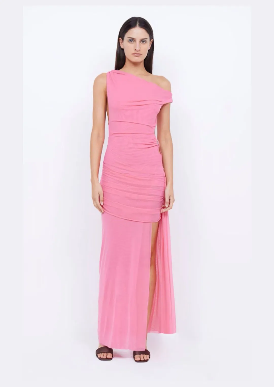 Bec & Bridge Kailani Asym Dress Pink Size 10 for rent on The Volte - main image