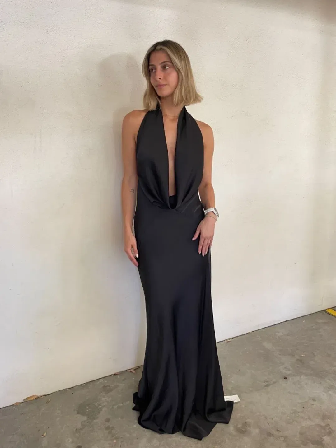 Rat & Boa Donyale Dress in Black Size 8 for rent on The Volte - main image