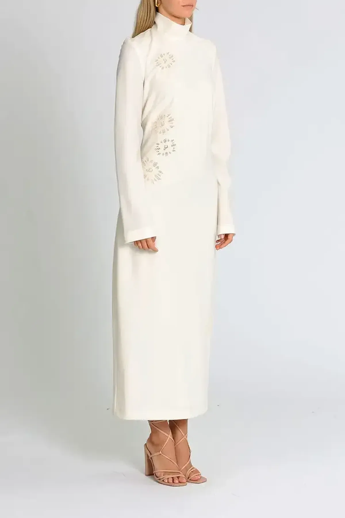 Camilla and Marc Viola Midi Dress in Cream Size 12 - Image 2