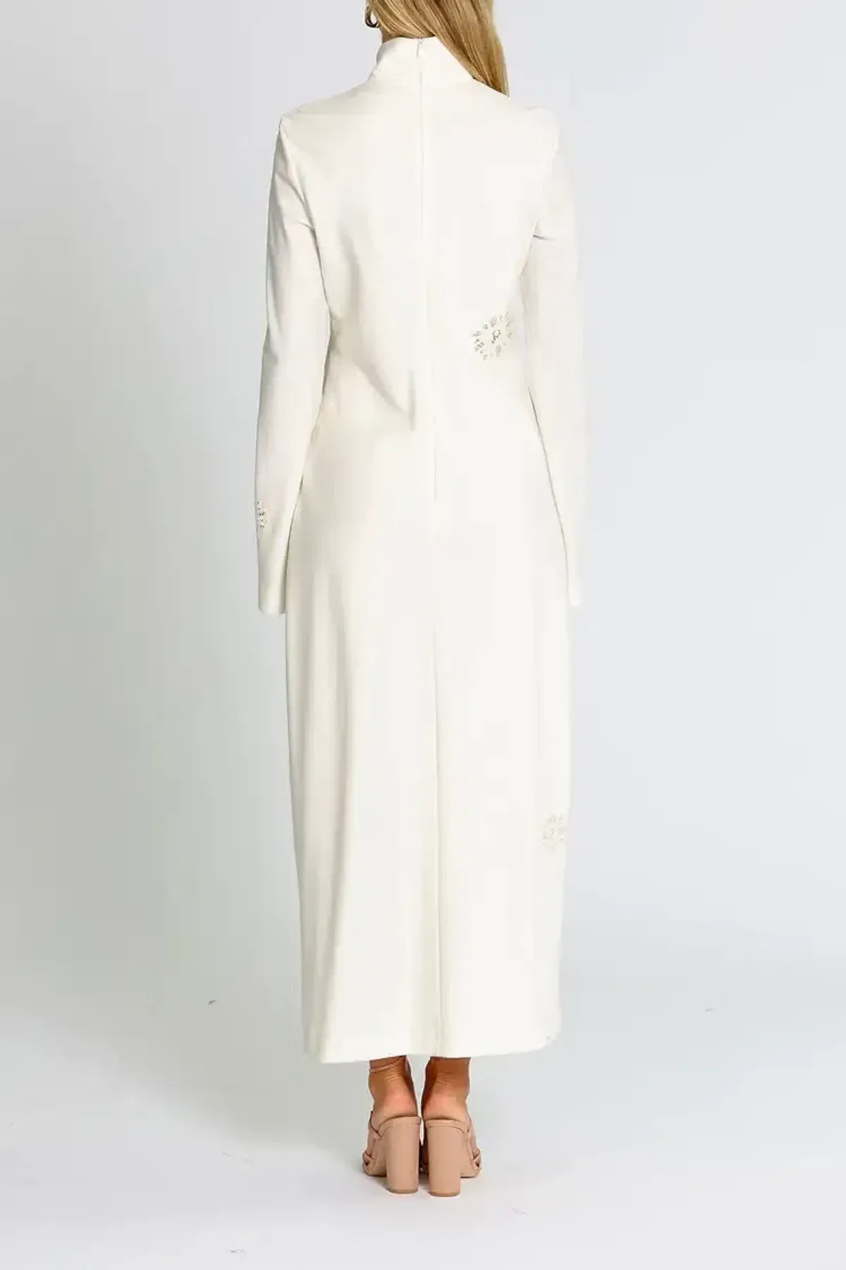 Camilla and Marc Viola Midi Dress in Cream Size 12 - Image 3