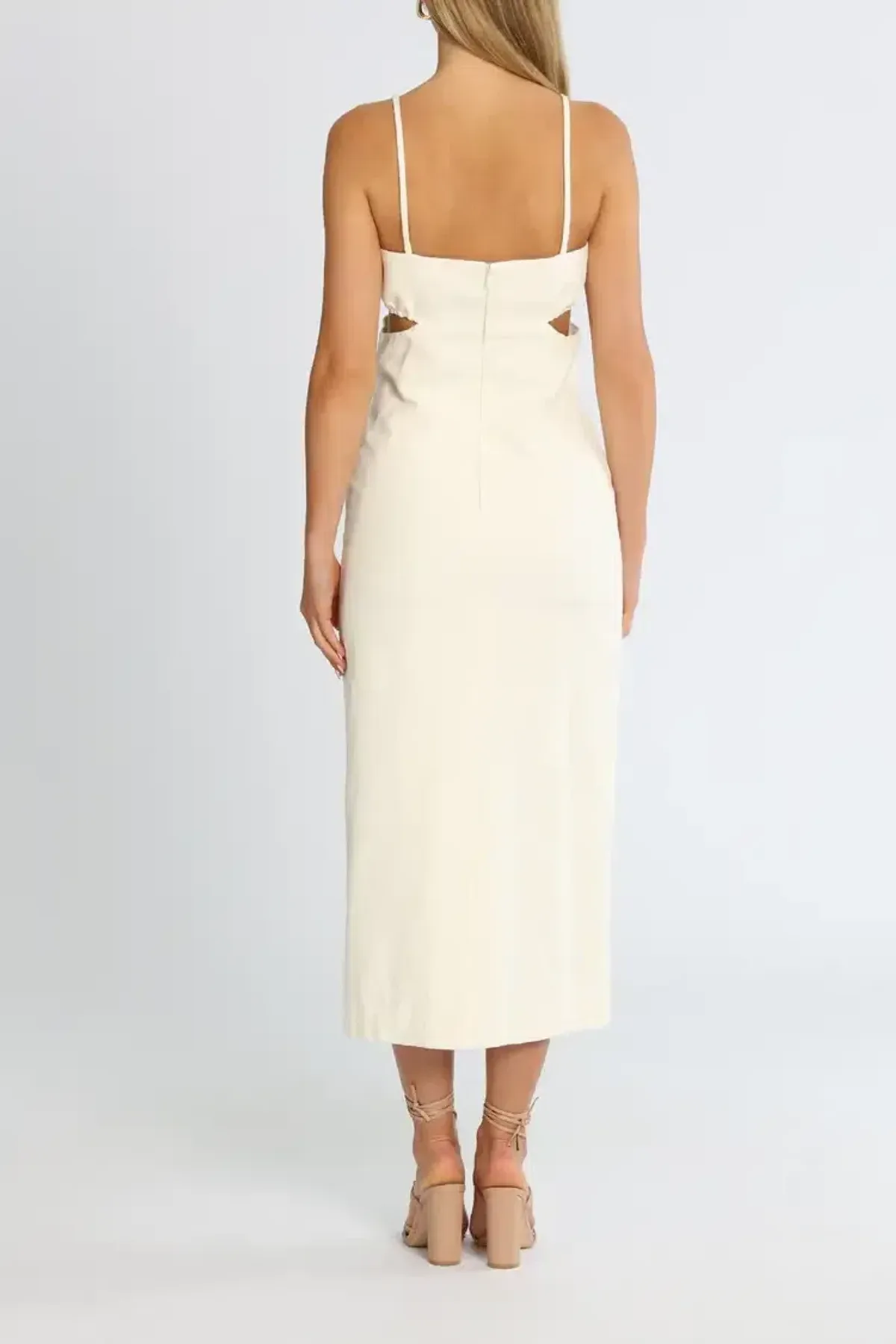 Camilla and Marc Walton Midi Dress in Cream Size 8 - Image 3