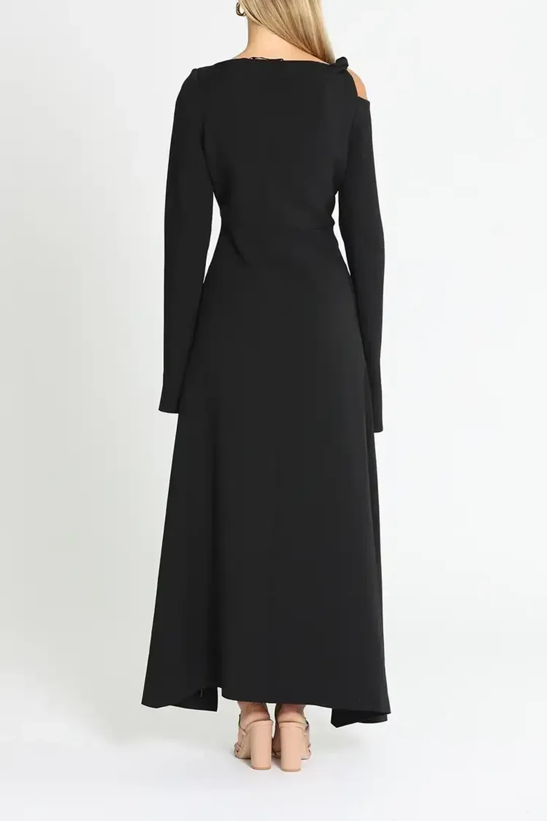 Camilla and Marc Grayson Midi Dress in Black Size 12 for rent on The Volte - main image