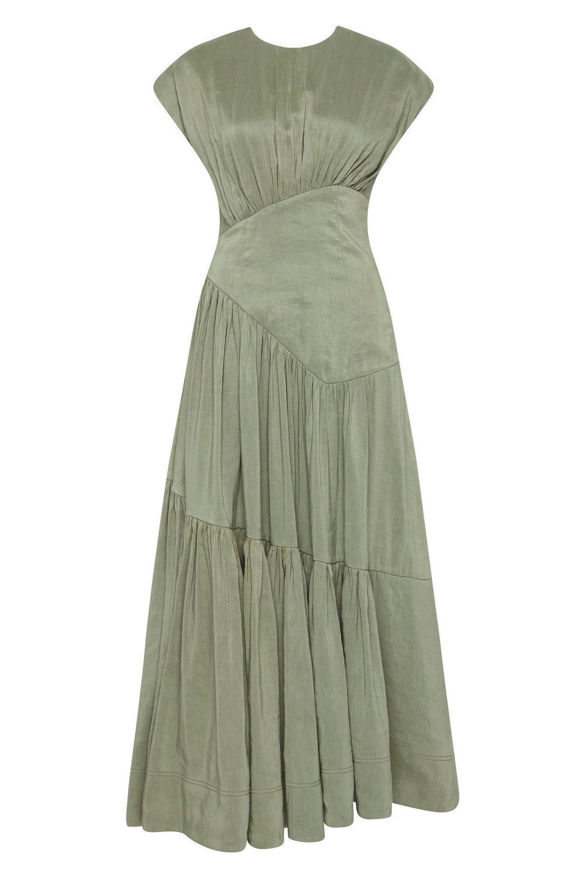 Aje Reflection Dress Green Size 8 - Image 6