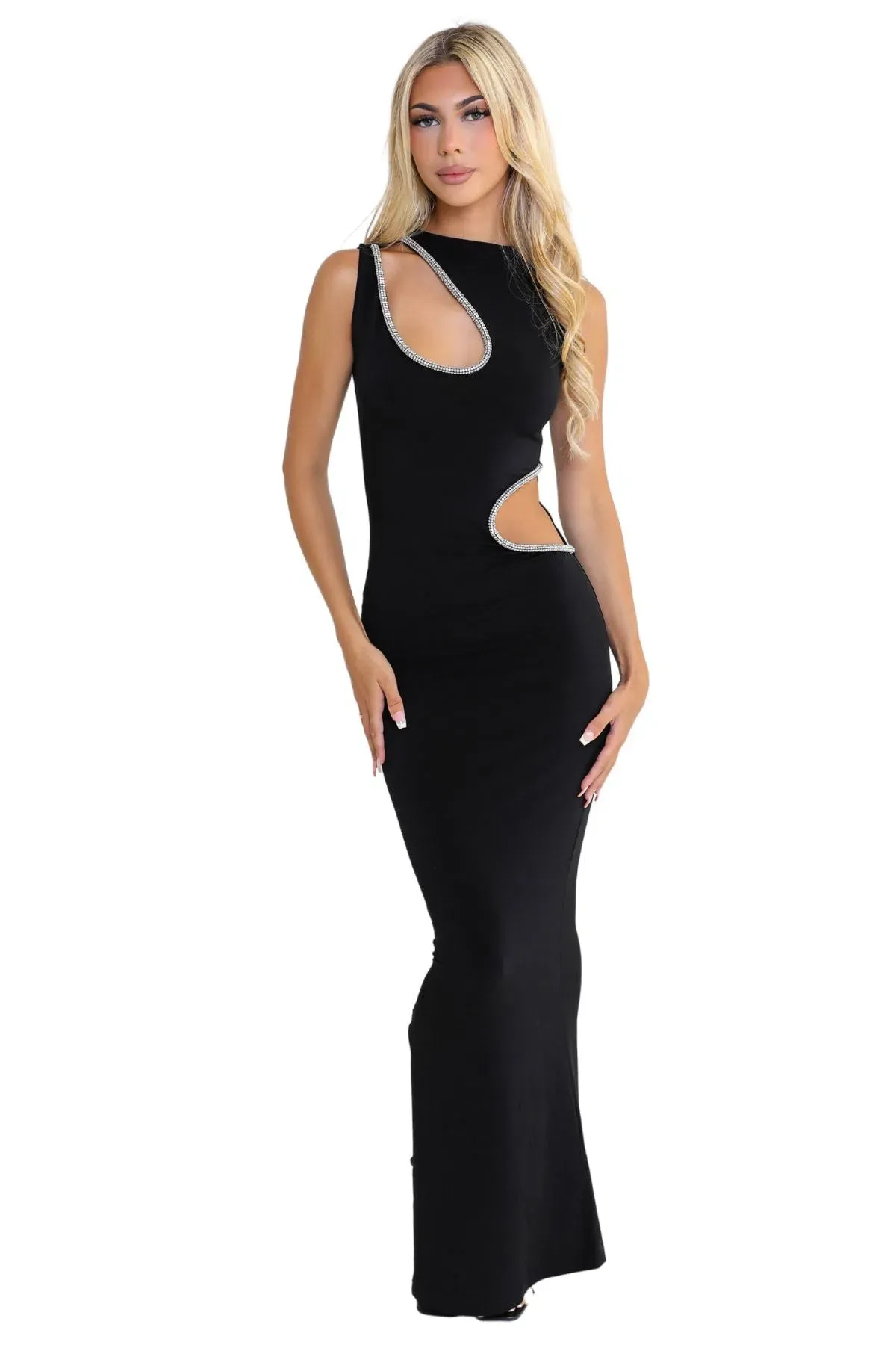 Ivona Skelo Viva Dress Black Size 10 - Image 2