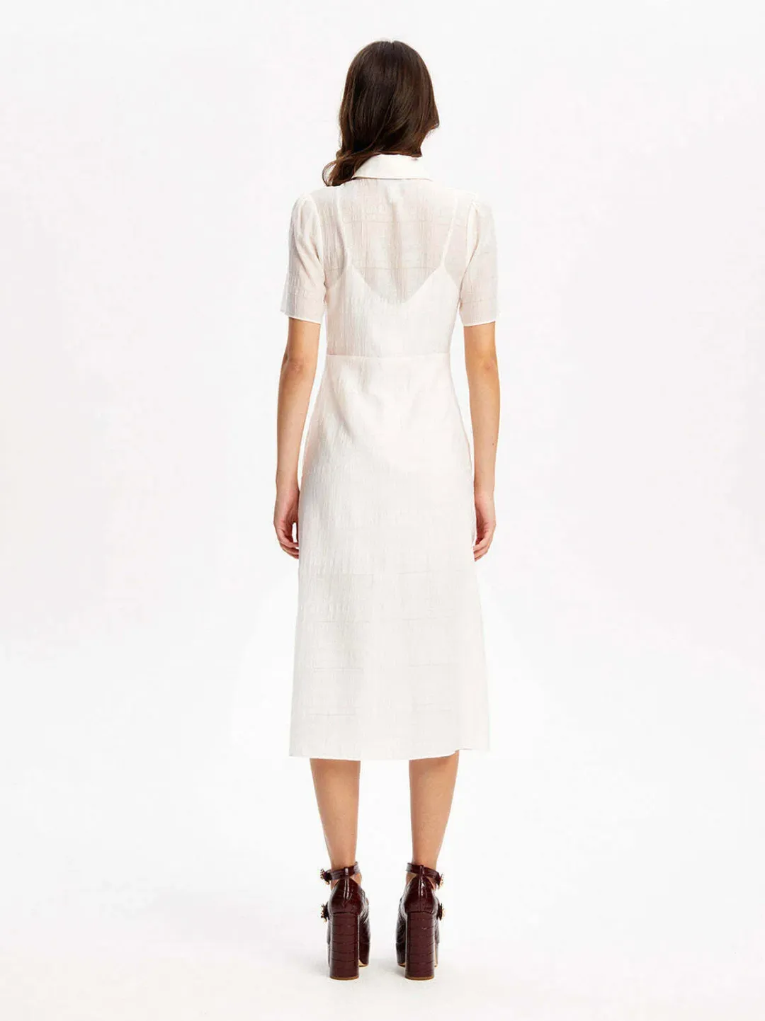 Alice McCall Lover Girl Midi Dress Pink Size 6 for rent on The Volte - main image