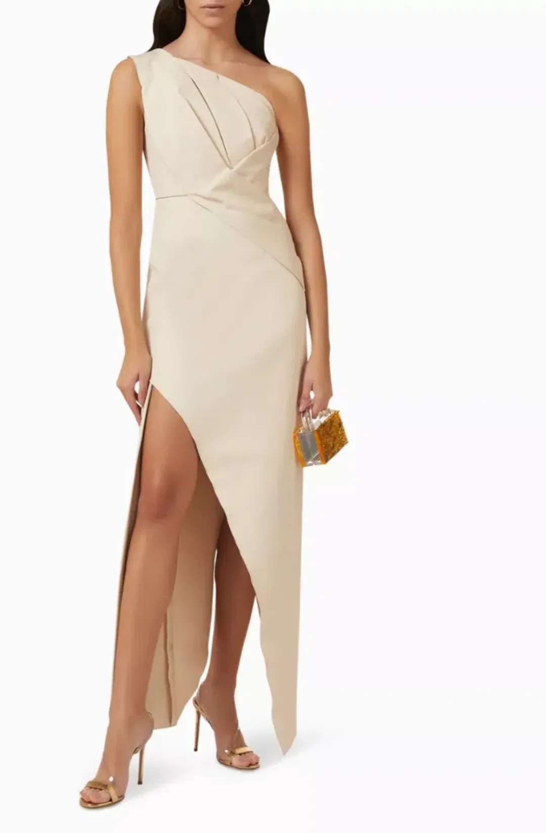 Rachel Gilbert Luna Gown Oat Size 2 /Au 10 for rent on The Volte - main image