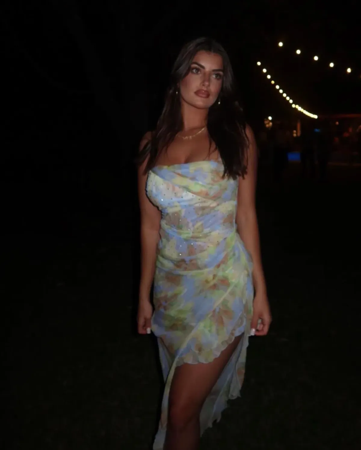 Bec & Bridge Zephy Asym Dress Floral Size AU 10 - Image 4