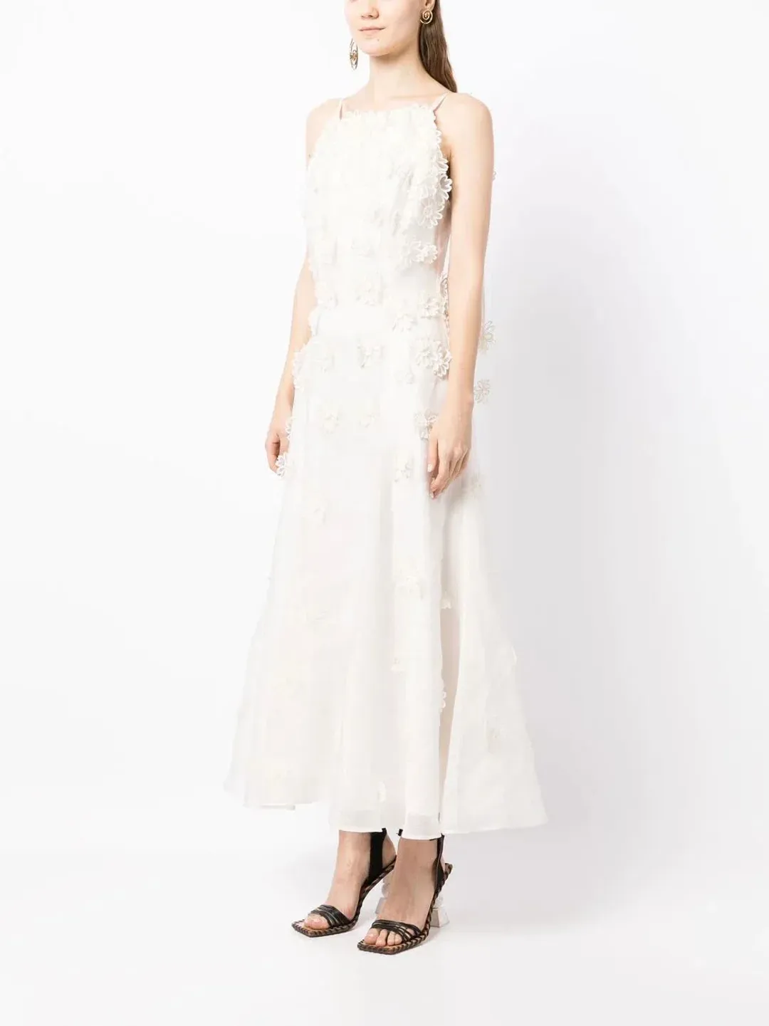 Rachel Gilbert Lorie Maxi Dress Ivory Size 0 / AU 6 for rent on The Volte - main image