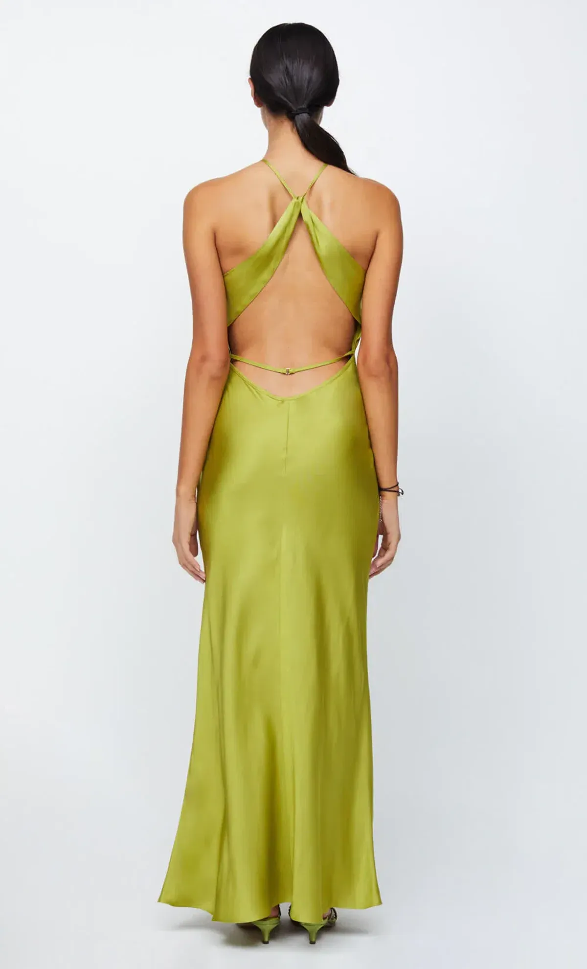 Bec & Bridge Teresa Halter Maxi Dress in Wasabi Size M / AU 10 - Image 2