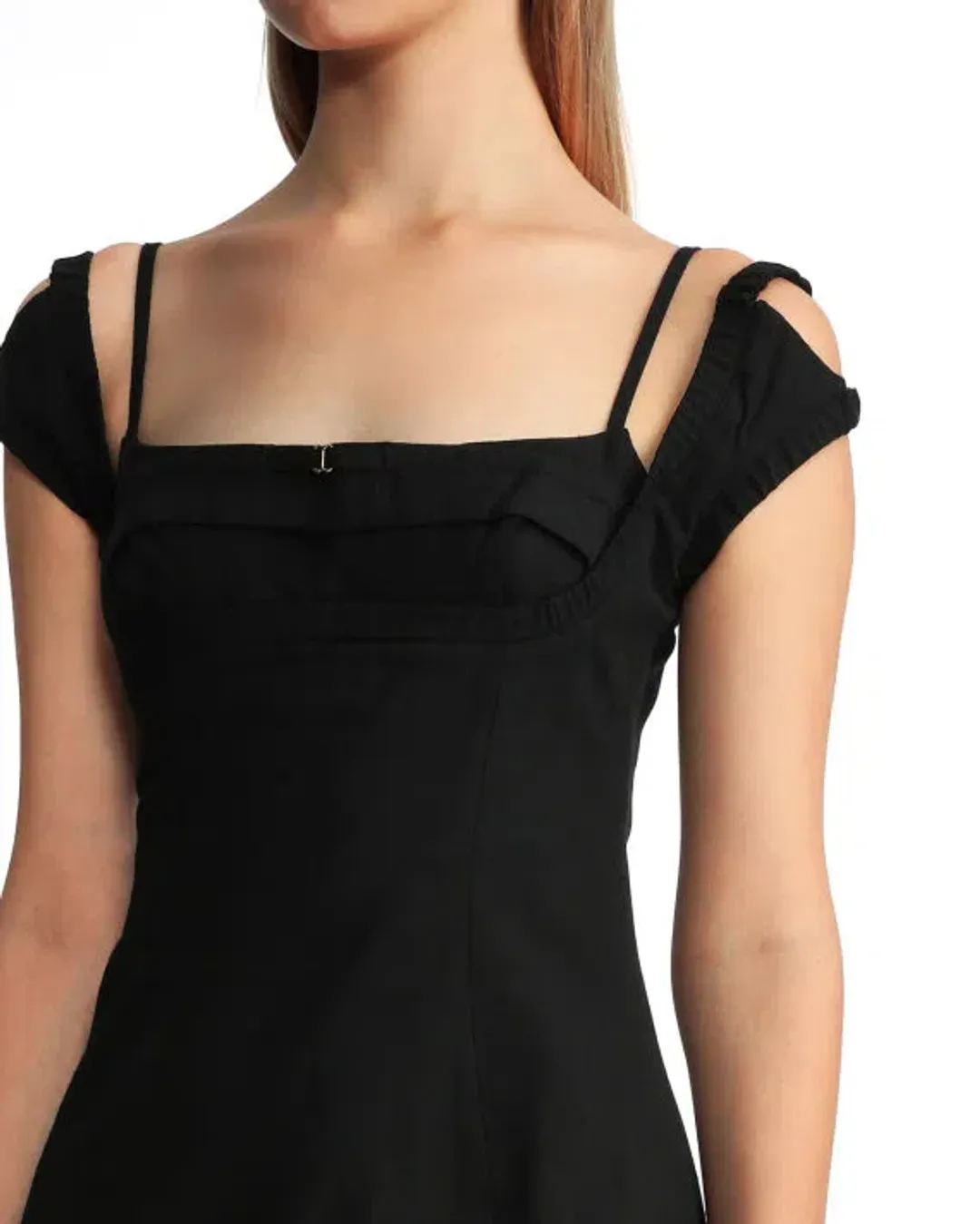 Jacquemus La Robe Kibo Dress Black Size 10 for rent on The Volte - main image