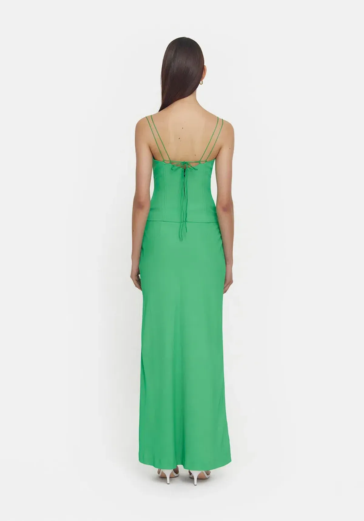 Viktoria & Woods Saxophone Top Green Size 8 - Image 3