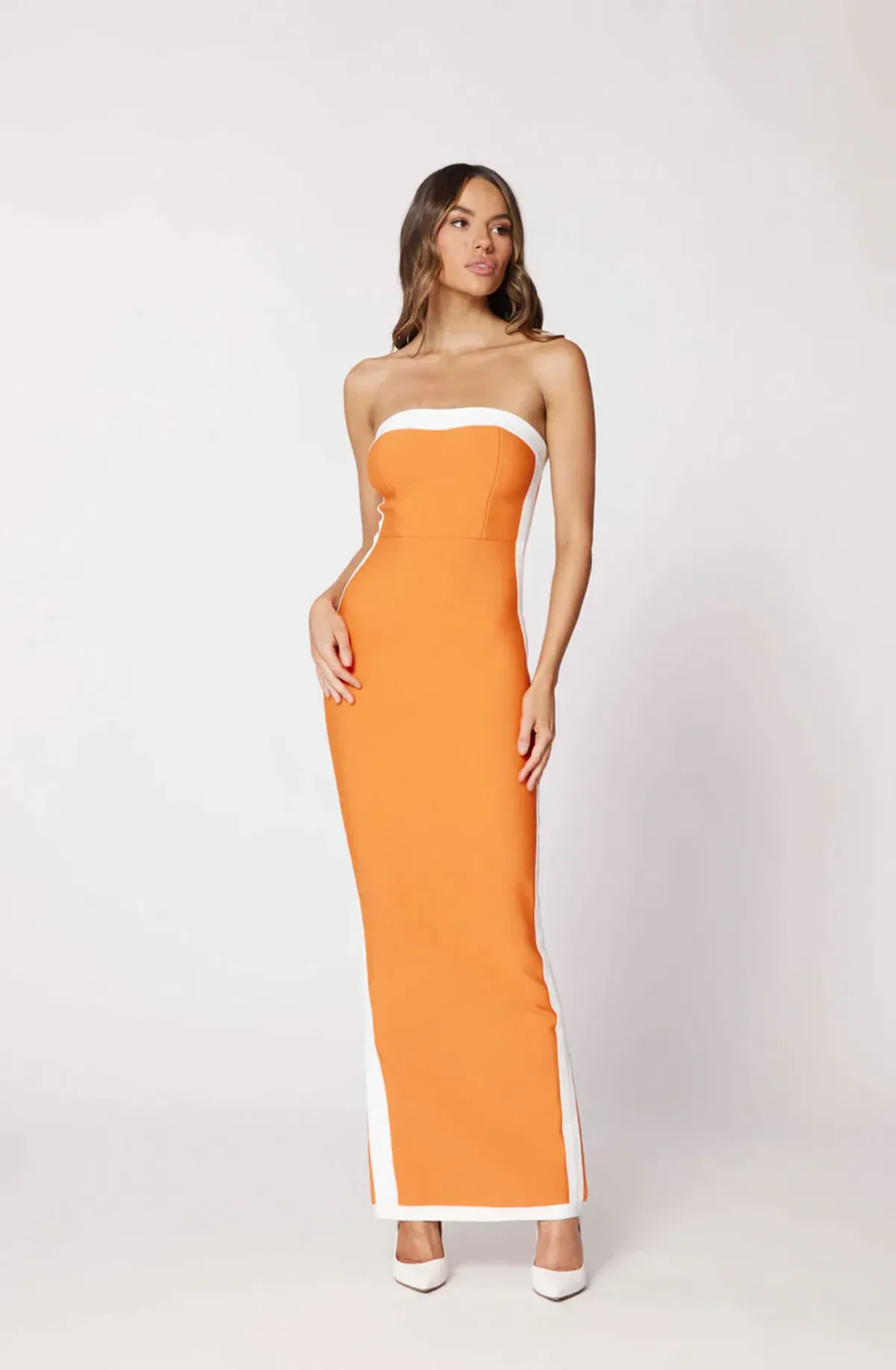 Bianca and Bridgett Ashley Dress Orange Size 8 - Image 1