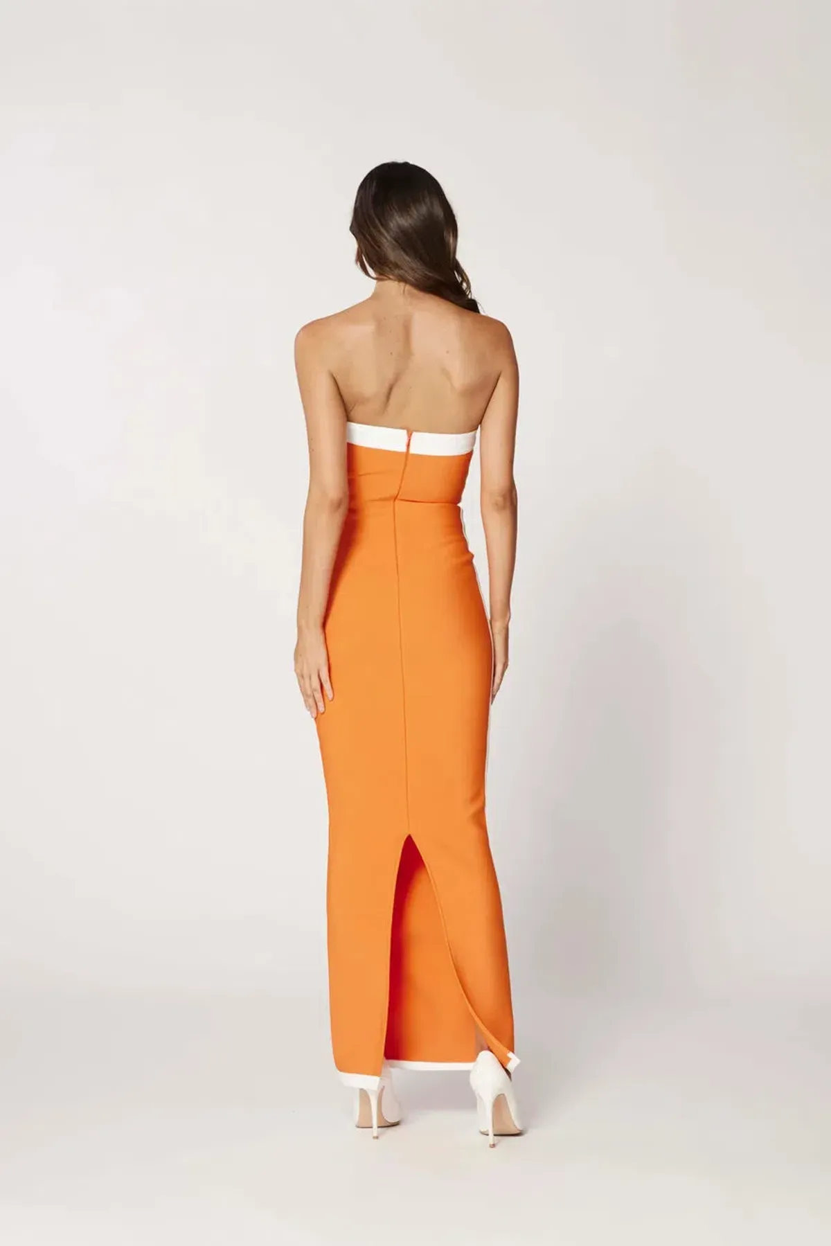 Bianca and Bridgett Ashley Dress Orange Size 8 - Image 3