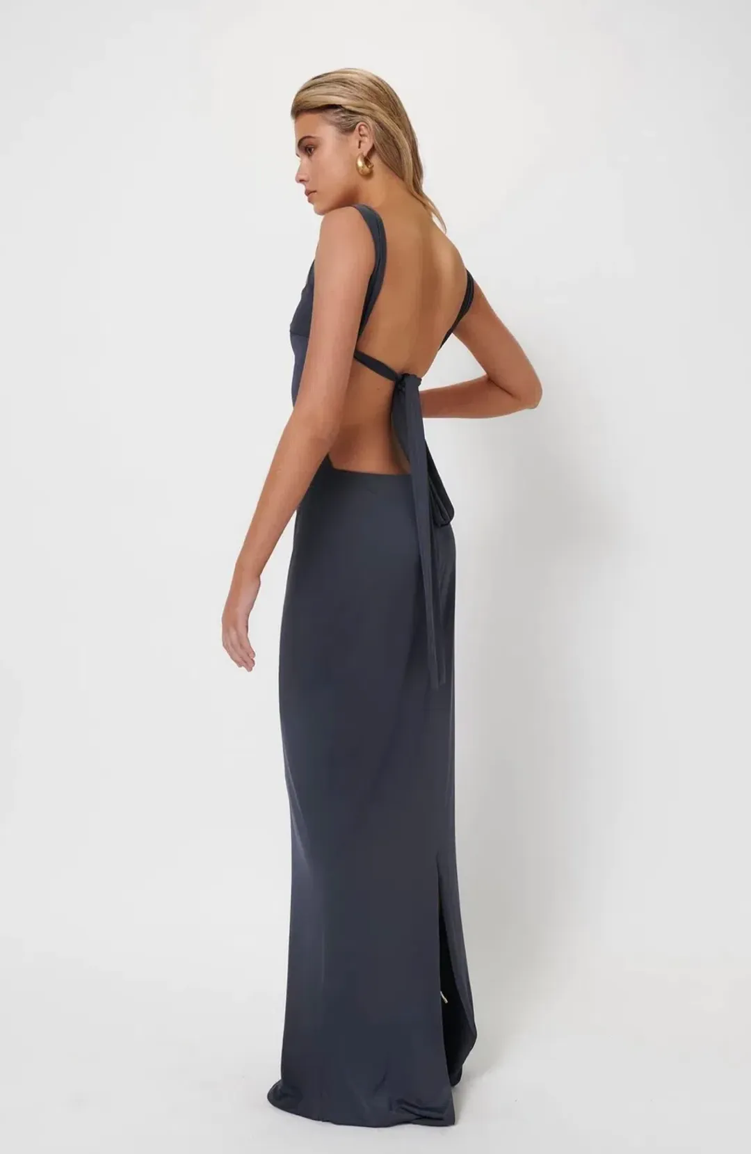 Effie Kats  Helena Gown Thunder  Size XS/AU 6 for rent on The Volte - main image