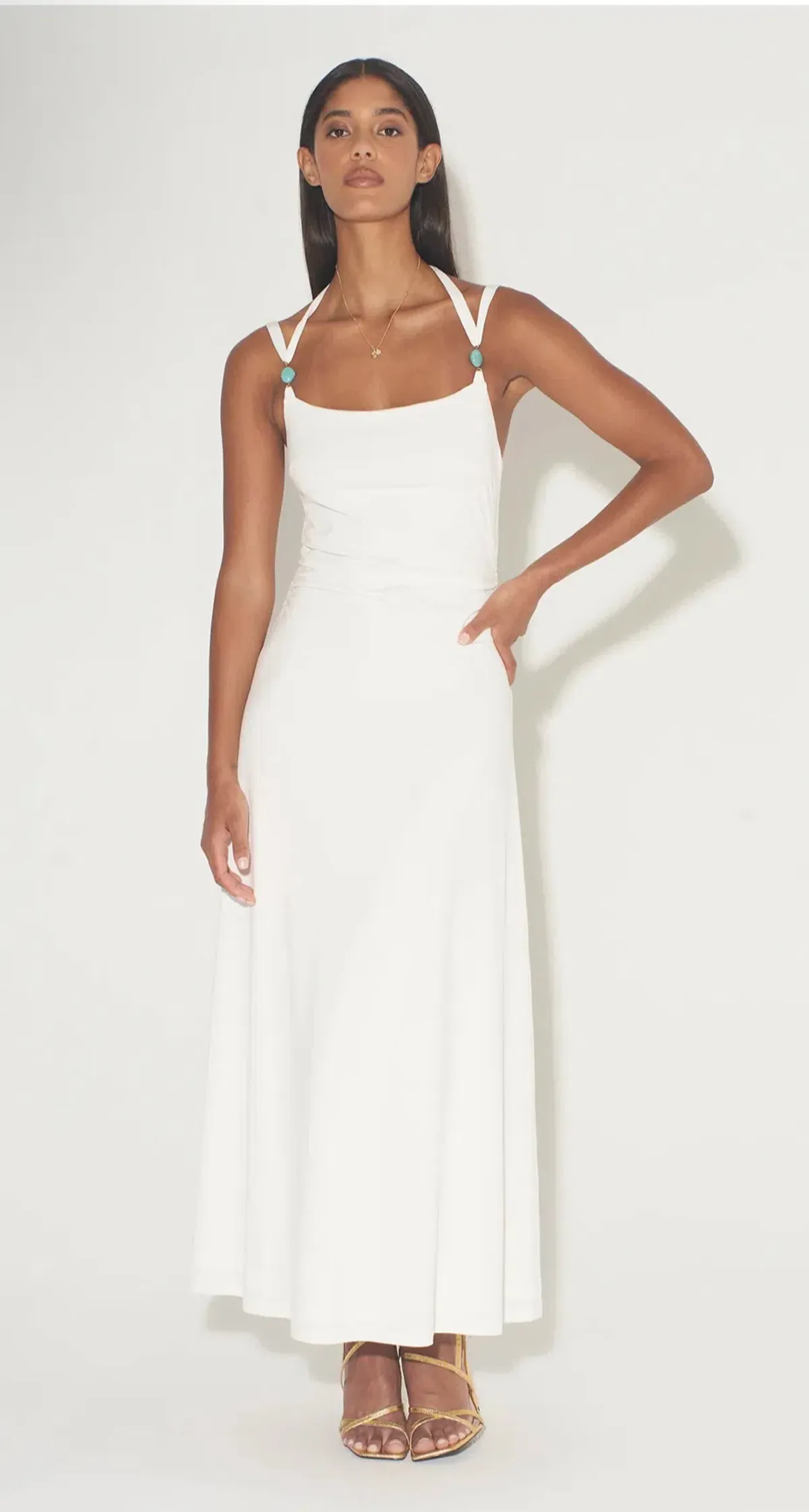 Hansen and Gretel Odessa Dress White Size S/8 - Image 2