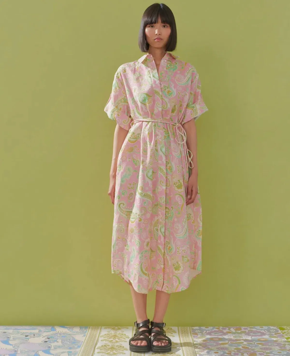 Alemais Marta Shirtdress Print Size AU 14 - Image 1