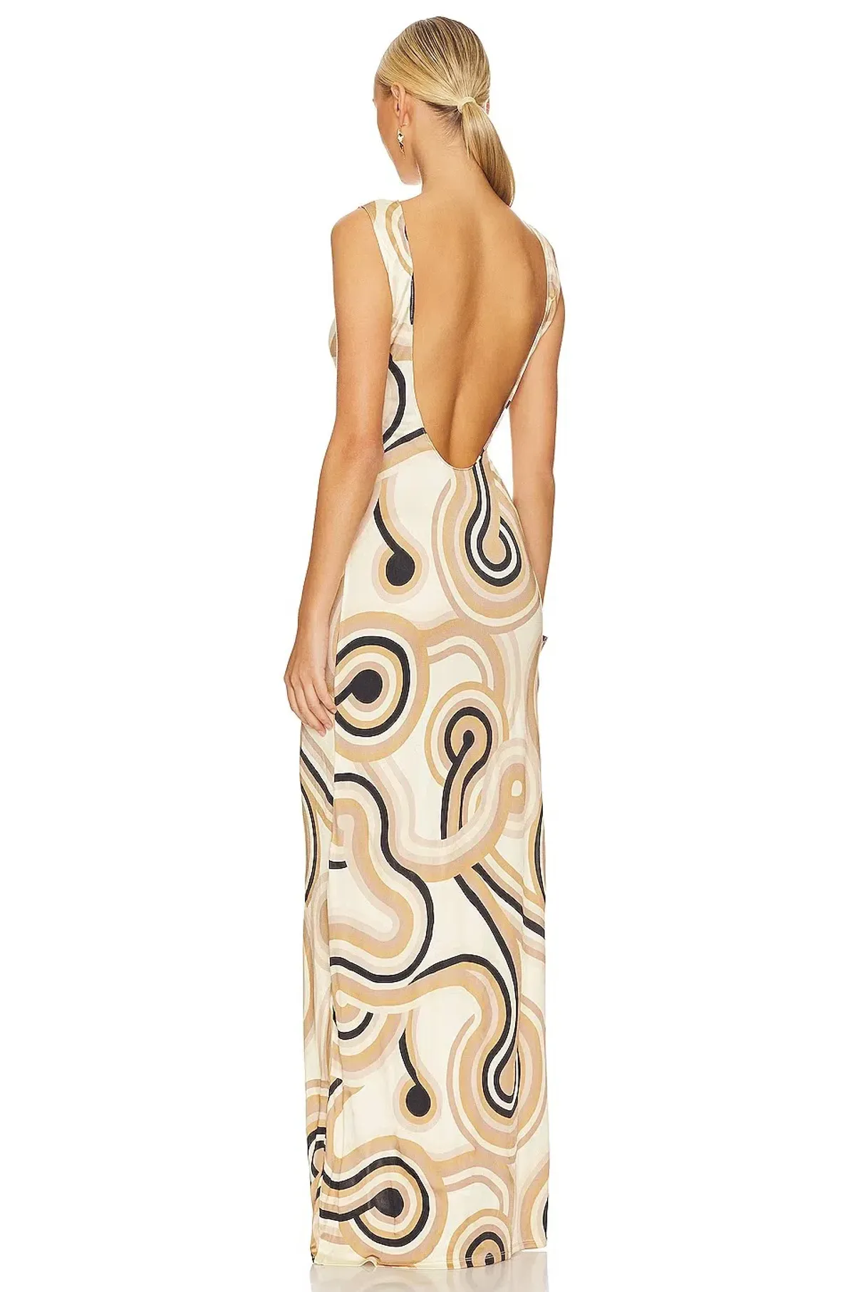 Ronny Kobo Tobi Dress in Tonal Swirl Size XS / AU 8 - Image 2