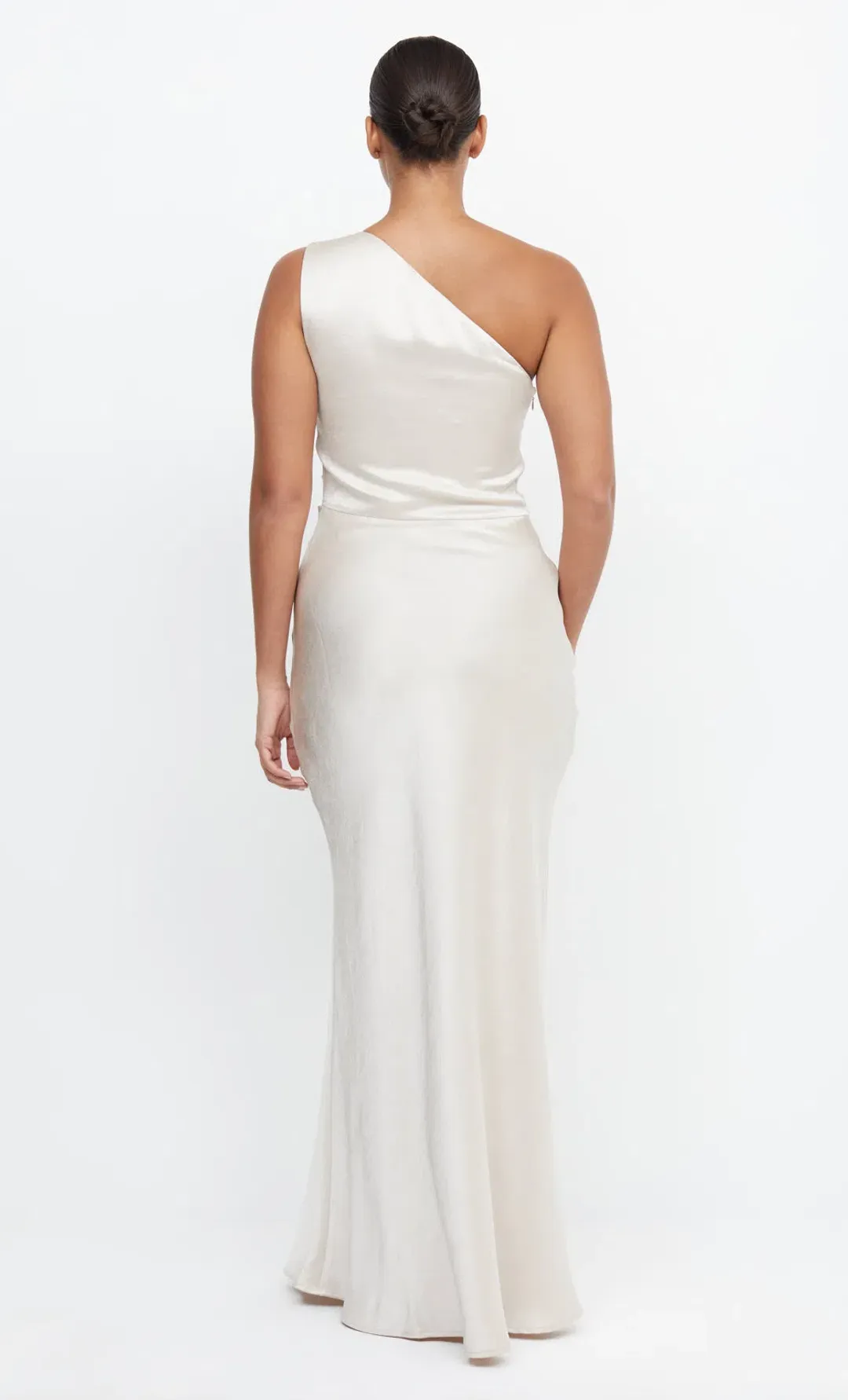 Bec & Bridge The Dreamer Asym Dress Sand Size 6 for rent on The Volte - main image