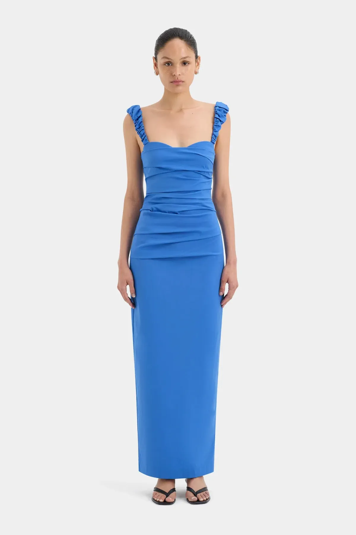 Sir the Label Azul Cobalt Balconette Gown Blue Size 2/ AU 10 - Image 1
