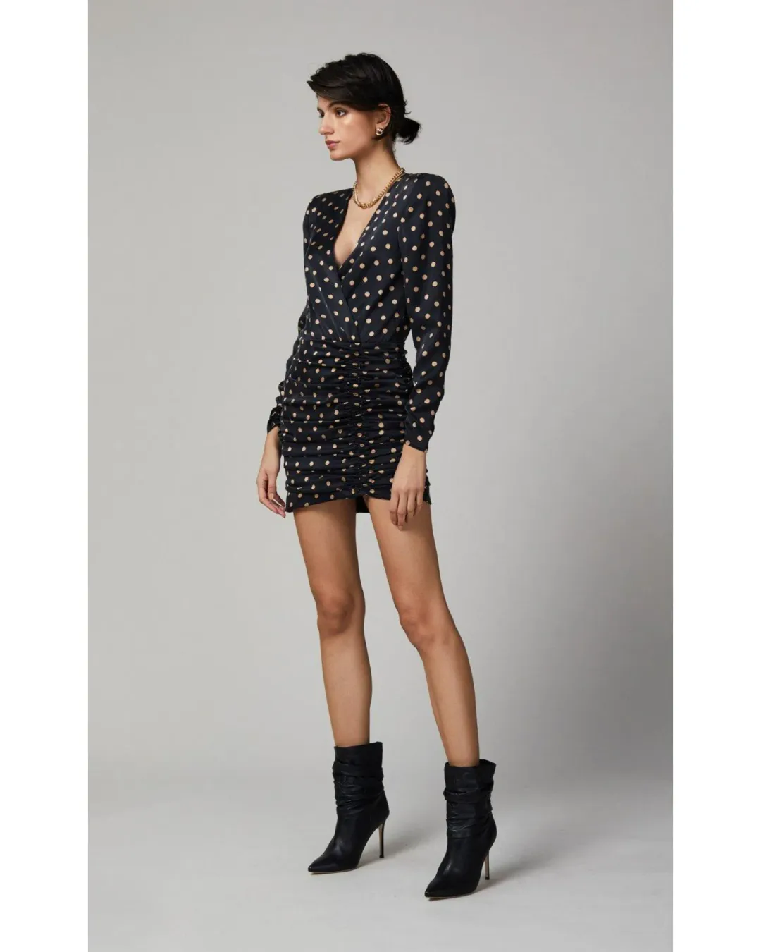 Bec & Bridge Paradis Long Sleeve Mini Dress Black Size AU 10 for rent on The Volte - main image